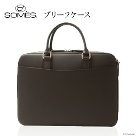 【ふるさと納税】SOMES　IV-42　ブリーフケース（ダークブラウン）[012260081] 革 革製品 革鞄 革バッグ 鞄 バッグ レザー