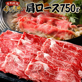 【ふるさと納税】牛肉 北海道 登別産 国産 牛 すき焼き しゃぶしゃぶ 肩ロース 750g 【お肉 牛肉 すき焼き しゃぶしゃぶ 肉料理 ロース 北海道 750g】