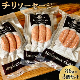 【ふるさと納税】チリソーセージ3個セット〈SF-1〉【58000501】