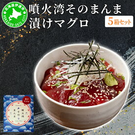 【ふるさと納税】噴火湾そのまんま 漬けマグロ(わさび・醤油・海苔付き)5箱 旬菜一鮮 だて大和屋 厳選 魚介 海鮮 刺身 刺し身 小分け 新鮮 魚介類 魚貝類 加工食品 贈答 ギフト 贈り物 ご褒美