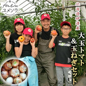 【ふるさと納税】◆2024年7月から順次出荷◆ farmユメソラ 大玉トマト＆玉ねぎセット 約5kg　【 野菜 玉ねぎ たまねぎ 野菜 トマト 桃太郎 野菜セット】　お届け：2024年7月下旬～10月下旬