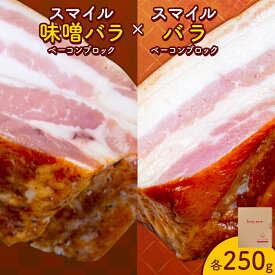 【ふるさと納税】スマイル ポーク ベーコン セット 各250g 厳選 国産 お取り寄せ グルメ おかず おすすめ スマイル 簡単 浅野農場
