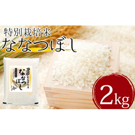 【ふるさと納税】北海道新篠津村産　特別栽培米ななつぼし2kg　【お米】