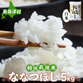 【ふるさと納税】北海道新篠津村産　特別栽培米ななつぼし5kg　【お米】