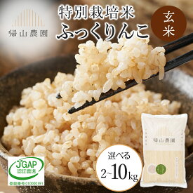 【ふるさと納税】【令和7年産】玄米 ふっくりんこ 選べる2kg〜10kg 特別栽培米産地直送《帰山農園》知内町 ふるさと納税 米 こめ 北海道産お米 北海道米 美味しいお米 北海道産米 道産米 ふるさと納税 秋 旬