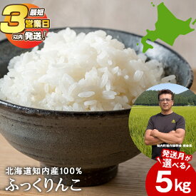 【ふるさと納税】令和7年 ふっくりんこ5kg 【JA新はこだて】選べる発送月1〜3月知内町 ふるさと納税 米 こめ 北海道産お米 北海道米 美味しいお米 北海道産米 道産米 白米 精米 ブランド米 選べる