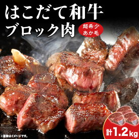【ふるさと納税】はこだて和牛 ブロック肉 1.2kg 和牛 あか牛 牛肉 お肉 ビーフ 赤身 ネック スネ ウデ 国産 カレー シチュー 冷凍 お取り寄せ ギフト ご当地 グルメ 久上工藤商店 送料無料 北海道 木古内町 牛 肉 お肉 赤牛 ブロック カレー シチュー