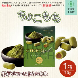 【ふるさと納税】ちょこもち（抹茶チョコ×きなこもち） ふるさと納税 人気 おすすめ ランキング 抹茶 きなこ もち 餅菓子 お菓子 チョコレート チョコ スイーツ 北海道銘菓 北海道 七飯町 送料無料 NAY018