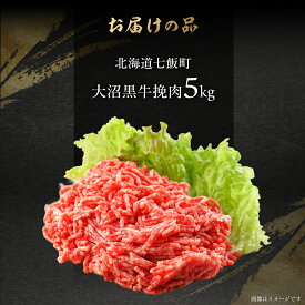 【ふるさと納税】大沼黒牛挽肉 選べる容量 【ふるさと納税 人気 おすすめ ランキング 北海道ブランド牛 大沼黒牛 黒毛和牛 冷凍 挽肉 ハンバーグ おいしい 北海道 七飯町】 NAM010