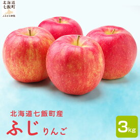 【ふるさと納税】【2026年1月中旬以降発送】ふじ3kg 【ふるさと納税 人気 おすすめ ランキング りんご リンゴ 林檎 ふじ 3kg 七飯町産 北海道 七飯町 送料無料】 NAAL003