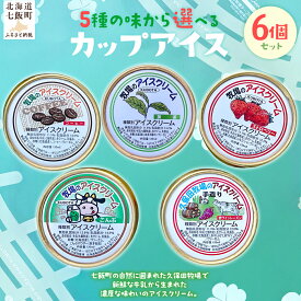 【ふるさと納税】アイスクリーム 選べるフレーバー 120ml×6個 【 ふるさと納税 人気 おすすめ ランキング アイスクリーム アイス あいす コーヒー 抹茶 いちご ストロベリー こんぶ 赤ワイン ワイン レーズン セット おいしい 北海道 七飯町 送料無料 】 NAP010