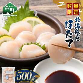 【ふるさと納税】 北海道産ほたて玉冷500g（500g×1パック） 刺身用 ＜カネキチ澤田水産＞ 小分け 帆立 海産物 魚貝類 おつまみ 海鮮丼 魚介類 北海道 訳あり mr1-1067