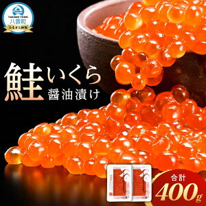 【ふるさと納税】【楽天限定】高評価 400g 鮭いくら醤油漬(200g×2パック) 【 いくら ikura 鮭 小分けパック 鮭いくら 厳選 いくら醤油漬け いくら醤油漬 北海道 小分け 海産物 魚介類】 | 国産 北