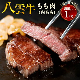 【ふるさと納税】【容量選択可】【北海道情報雑誌で紹介！】八雲牛 もも肉(内もも)ブロック 500g or 1kg ※沖縄・離島への配送不可