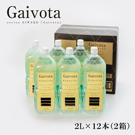 【ふるさと納税】＜Gaivota　2箱（2L×6本/箱）＞北のハイグレード食品 天然シリカ水 ミネラルウォーター 軟水 北海道産 北海道 国産 乙部町 天然水 美容 ケイ素 無添加 シリカ シリカ水 ガイヴォータ 美肌 ミネラル 口当たり まろやか 備蓄 災害 災害用 非常用 送料無料