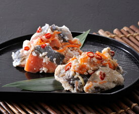 【ふるさと納税】【漁師の発酵郷土食】北海道産 鮭 ほっけ 飯寿司 セット 計1kg 秋鮭 海鮮 旬 通販 せたな町