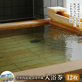 【ふるさと納税】「黒松内温泉ぶなの森」無料入浴券×12枚温泉 入浴 回数券 入浴券 チケット 和風浴室 洋風浴室 バス レジャー 体験 美肌の湯 北海道ふるさと納税 ふるさと納税 北海道 黒松内町 通販 ギフト 贈答品 贈り物