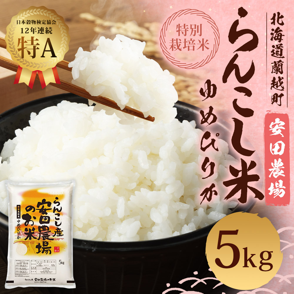 楽天市場】【ふるさと納税】らんこし米 特別栽培米 ゆめぴりか 5kg