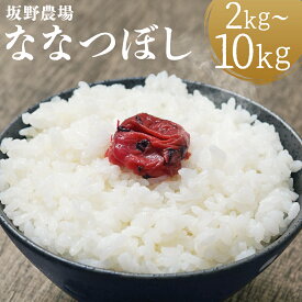 【ふるさと納税】令和7年産 らんこし米 ななつぼし 2kg/5kg/10kg 選べる内容量 お米 白米 精米 北海道産 蘭越町産 送料無料 【2025年10月下旬発送開始予定】