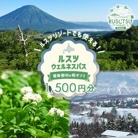 【ふるさと納税】留寿都村e街ギフト ルスツウェルネスパス 1,500円分【99101】