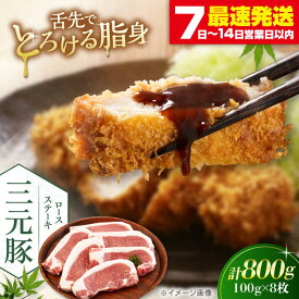 【ふるさと納税】【年内発送】北海道 平田牧場 ロースステーキ 800g (100g×8枚) ※藻塩ナシ《喜茂別町》【平田牧場】肉 豚肉 ロース ステーキ ステーキ用 とんかつ 生姜焼き 冷蔵配送 北海道 年内発送 [AJAP069] 17000 17000円