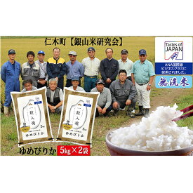 【ふるさと納税】【先行受付 2025年産米】銀山米研究会の無洗米＜ゆめぴりか＞10kg　ご飯 ライス 白米 ブランド米 おにぎり お弁当 北海道産 産地直送 ご飯 時短 朝ごはん 夜ごはん 昼ごはん [株式会社 松原米穀]　お届け：2025年11月から順次出荷