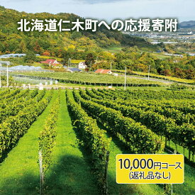 【ふるさと納税】北海道仁木町 寄附のみの応援受付 10,000円コース（返礼品なし 寄附のみ10000円） 寄付 支援 応援 北海道 仁木町 [仁木町役場]