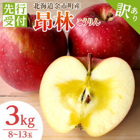 【ふるさと納税】【2024年10月中旬以降発送】訳あり りんご（昂林）3kg ワケアリ 林檎 リンゴ