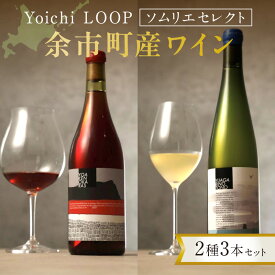 【ふるさと納税】Yoichi LOOP ソムリエセレクト 余市町産ワイン 2種 3本 セット