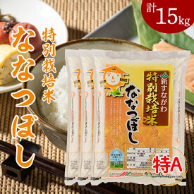 【ふるさと納税】特別栽培米ななつぼし15kg（5kg×3袋）