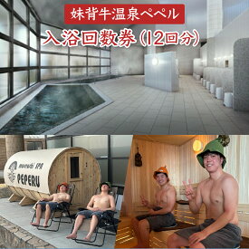 【ふるさと納税】妹背牛温泉ペペル入浴回数券（12回分）【L003】
