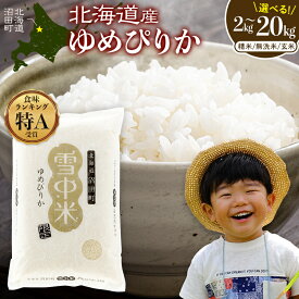 【ふるさと納税】北海道産 特Aランク ゆめぴりか 令和7年産 精米 玄米 無洗米 2kg 5kg 10kg 20kg 雪中米 雪冷気 籾貯蔵 SDGs 米 こめ コメ お米 白米 ご飯 ごはん ブランド米 お取り寄せ ギフト 北海道 沼田町 nr-0001