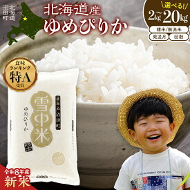 【ふるさと納税】北海道産 令和8年産 新米 ゆめぴりか 高評価 特Aランク【選べる種類・容量・回数・発送月】精米 無洗米 2kg 5kg 10kg 20kg 単品 定期便 雪中米 雪冷気 SDGs 米 こめ コメ お米 白米 ご飯 ごはん ブランド米 お取り寄せ ギフト ランキング 人気 nr-0001