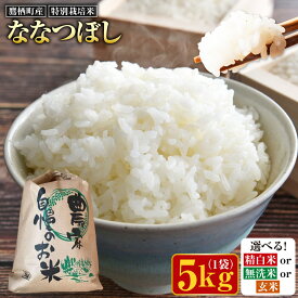 【ふるさと納税】【令和7年産】ななつぼし 5kg （選べる 精白米 無洗米 玄米） こめ おこめ 米 お米 ご飯 白ご飯 玄米ご飯 鷹栖町産 国産 北海道 鷹栖町 送料無料 【2025年9月下旬より発送予定】