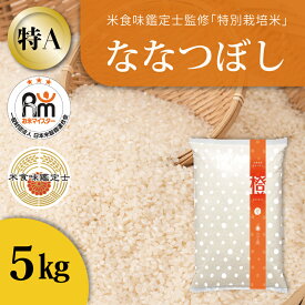 【ふるさと納税】※令和7年産※ ななつぼし 5kg 特A 特別栽培米 減農薬 低農薬 当麻町 北海道 特A米 特A こめ 米 舟山農産 北海道産 北海道米 定期便 定期 送料無料 お取り寄せ