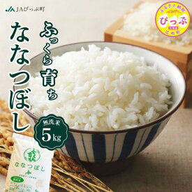 【ふるさと納税】令和7年産 ななつぼし 無洗米 5kg【JAぴっぷ町】米 お米 北海道産 北海道米 特Aランク 国産 白米 コメ 北海道 比布町 ぴっぷ 1001-004