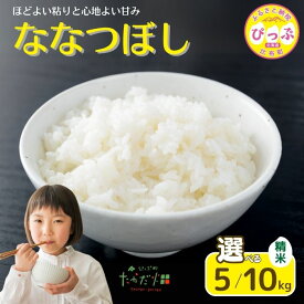 【ふるさと納税】令和7年産 ななつぼし 精米【たかだ畑】選べる容量 5kg 10kg 米 お米 北海道米 特Aランク 国産 白米 コメ 2025年産 北海道 比布町 ぴっぷ