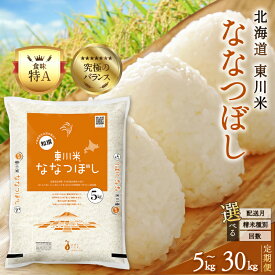 【ふるさと納税】【精米種別・初回配送月・容量・回数を選べる】【R7年産米 定期便】【特A】ブランド米 東川米「ななつぼし」