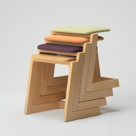 【ふるさと納税】【4種類から選べる】ハンの木の家具 スタッキングスツール
