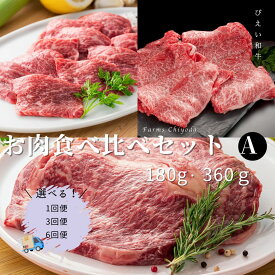 【ふるさと納税】「びえい和牛」お肉食べ比べセットA (単品・定期便)| 肉 リブロース カルビ びえい和牛 北海道 国産 和牛 牛肉 肉 切り落とし 小分け 焼肉 北海道美瑛 北海道美瑛町 美瑛町 美瑛 美瑛和牛 定期便 3ヶ月 6ヶ月牛肉 定期便 ファームズ千代田[029-11]