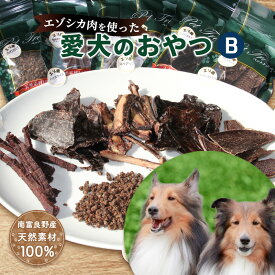 【ふるさと納税】エゾシカ肉を使った愛犬のおやつB 南富フーズ株式会社 鹿肉 ジビエ 餌 犬 猫 鹿 詰め合わせ ペット 健康 無添加 肉 北海道 南富良野町 エゾシカ 贈り物 ギフト　【鹿肉 ジビエ 餌 犬 猫 鹿 詰め合わせ ペット 健康 無添加 肉】