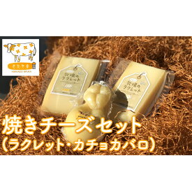 【ふるさと納税】北海道美深町 焼きチーズセット（ラクレット・カチョカヴァロ）【北ぎゅう舎】　【加工食品・乳製品・チーズ・セット】