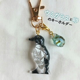 【ふるさと納税】ウミガラスと卵のキーホルダー キーホルダー 鍵 カギ 鞄 カバン 飾り ワンポイント おしゃれ 海洋プラスチック オーシャンプラスチック ウミガラス 鳥 オロロン鳥 卵 贈り物 天売島 北海道 羽幌町 羽幌 ふるさと納税【26004】