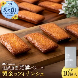 【ふるさと納税】【父の日フェア 6/10入金分まで】黄金のフィナンシェ 10個フィナンシェ 洋菓子 お菓子 スイーツ ハチミツ 蜂蜜 発酵 バター 道の駅 ふるさと納税 北海道 中頓別町