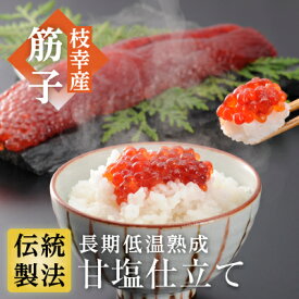 【ふるさと納税】［数量限定］高田商店の甘塩熟成筋子450g【 すじこ 筋子 鮭 魚貝類 北海道 オホーツク 】