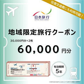 【ふるさと納税】【ふるさと納税限定】北海道 礼文町 日本旅行 地域限定旅行クーポン 60,000円分 ［株式会社日本旅行］【 旅行 トラベル クーポン チケット 宿泊券 宿泊 観光 体験 交通費 礼文島 日本旅行 家族旅行 夫婦 】