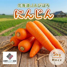 【ふるさと納税】 【2026年産 先行予約】北海道JAびほろ にんじん5kg（2026年7月より順次発送）にんじん 人参 ニンジン 野菜 根菜 緑黄色野菜 ヘルシー ふるさと納税 人気 おすすめ ランキング 北海道 美幌町 【配送不可地域：離島】