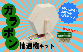 【ふるさと納税】工作キット ガラポン抽選機セット 【 ふるさと納税 人気 おすすめ ランキング 工作キット キット 木工 体験 楽しむ 達成感 セット 北海道 津別町 送料無料 】 TBTX005