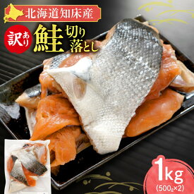 【ふるさと納税】【訳あり】北海道知床産 鮭切り落とし 【選べる容量】500g 1000g _わけあり カマ 尾 薄塩 和食 天然鮭 冷凍 白鮭 北海道産 国産 便利 おにぎりの具 7,000円 オホーツク 北海道 斜里町【配送不可地域：離島・沖縄県】