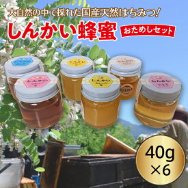 【ふるさと納税】国産天然 しんかい蜂蜜おためしセット en01-00158
